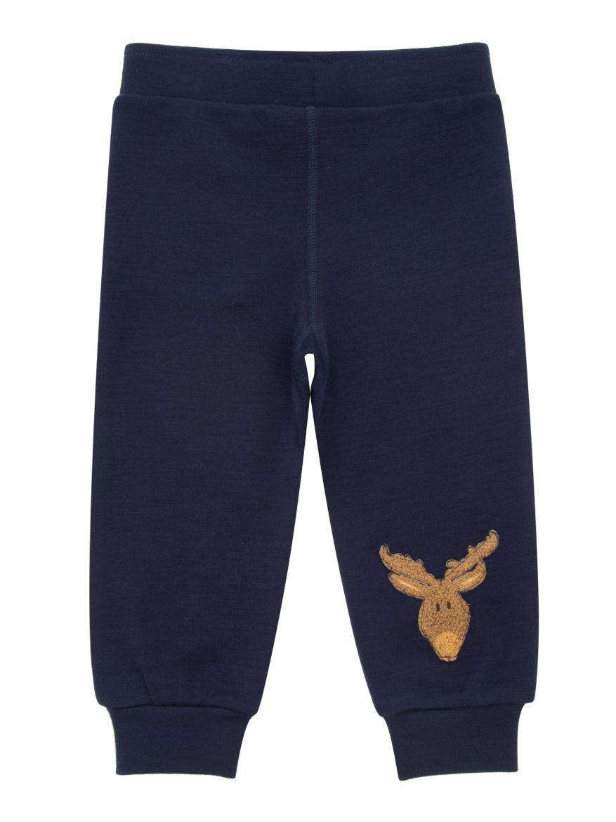 Bilde av WoolLand Høvringen pants baby boy Blue Ink